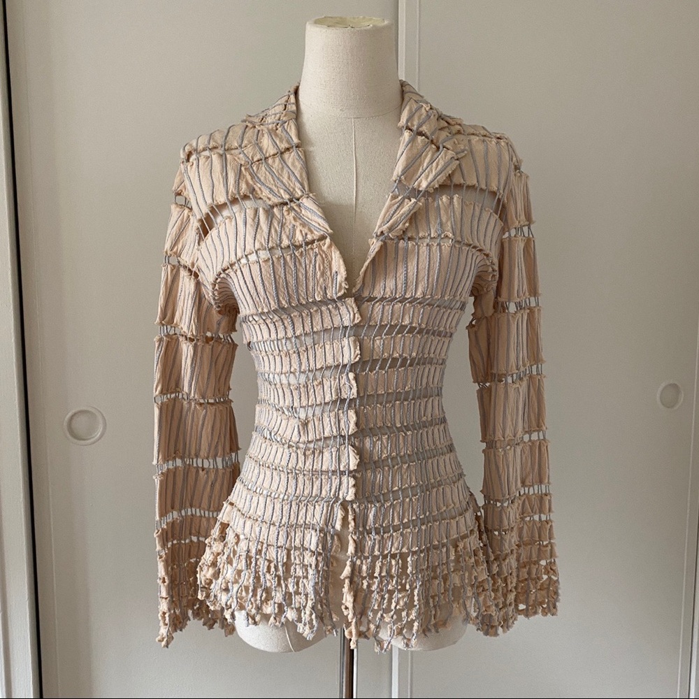 Sold! Yoshiki Hishinuma intricate vintage button up